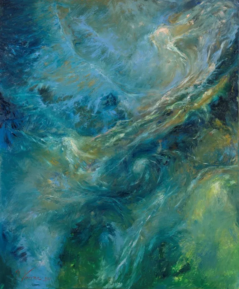 Рождение галактики. Холст, масло. 2014. 120х100
