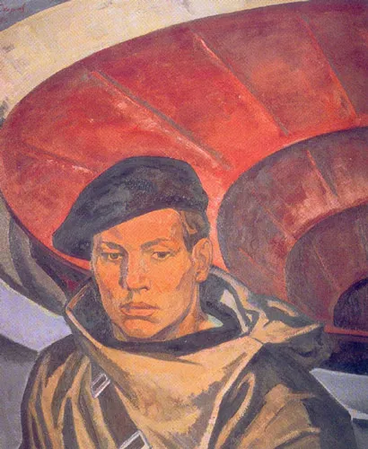 Окороков Борис. Ракетчик. 1968. Холст, масло. 145 х 122