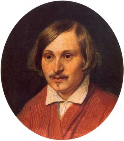 Портрет Н. В. Гоголя. 1841. Дерево, масло. 14 х 12,5