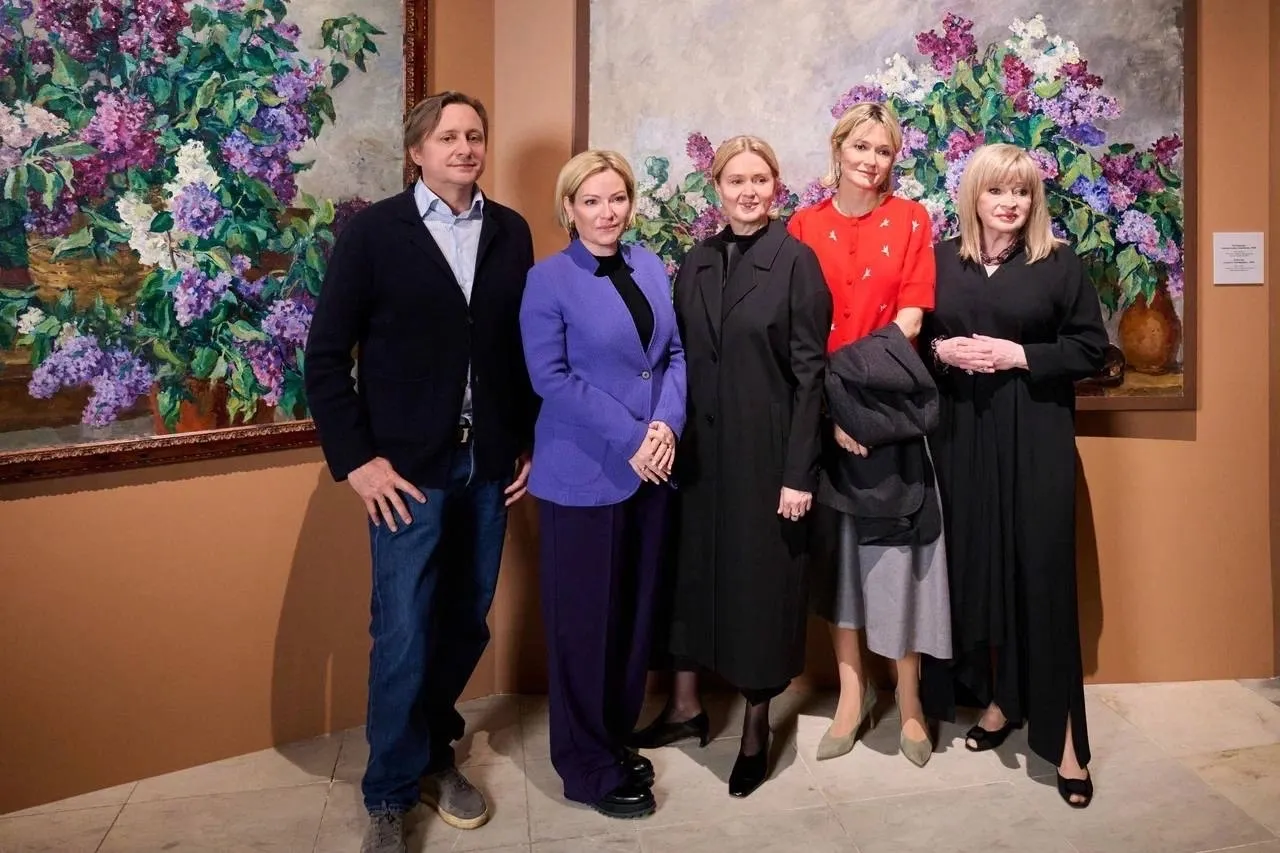 Министр культуры Российской Федерации Ольга Любимова приняла участие в открытии выставки «Пётр Кончаловский. Сад в цвету»