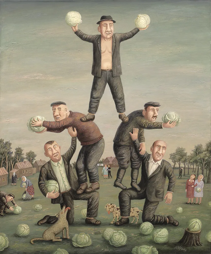В. Любаров. Праздник капусты. 2008. Холст, масло, 120 х 100 см