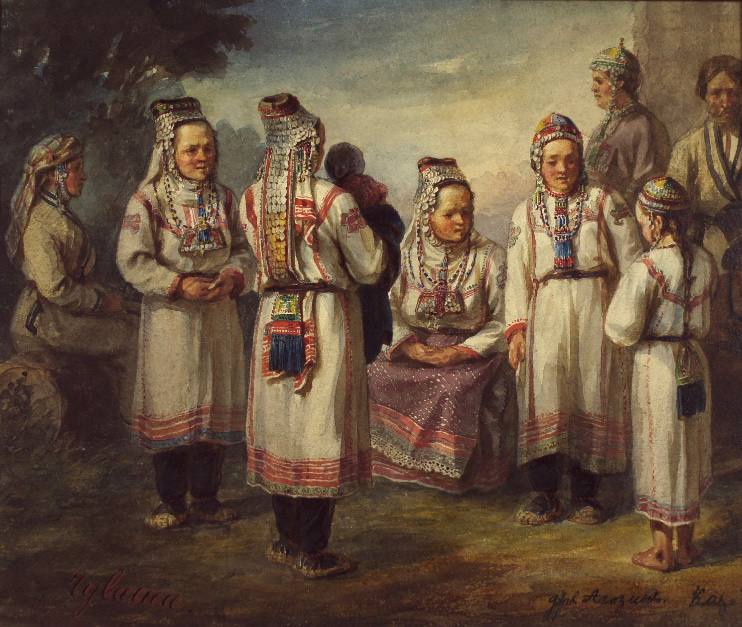 Этнография в акварели. В день рождения Карла Гуна рассматриваем страницы из его путевого альбома