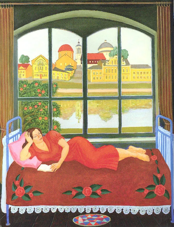 Юрий Рысухин. Воскресный день. Торжок. 2003. Холст. масло.
