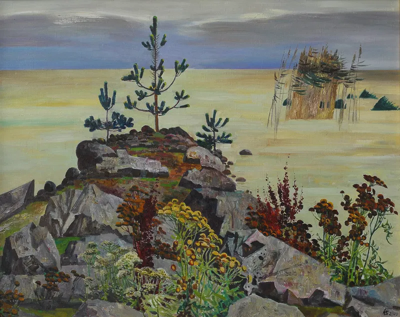 А. Н. Блиок. На заливе. 2008. Холст, масло. 67 х 84,5