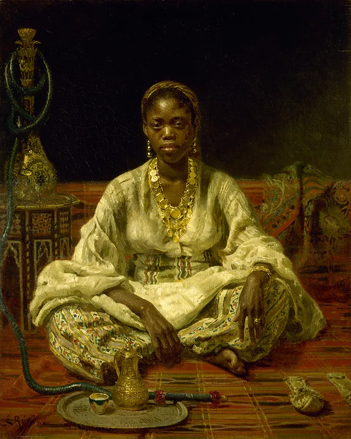Репин И. Е. Негритянка. 1876. Холст, масло. 115 × 92. ГРМ.