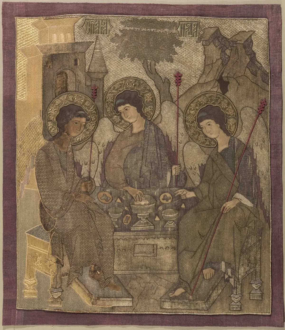 Тафтяная церковь царя Федора Иоанновича и царицы Ирины Федоровны 1592 года