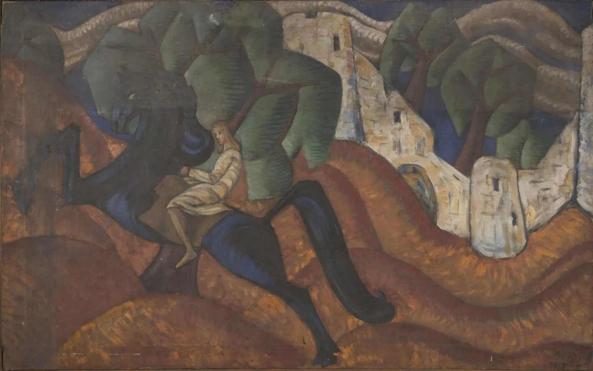 Воинов В.В. Амазонка. 1915. Холст, масло.