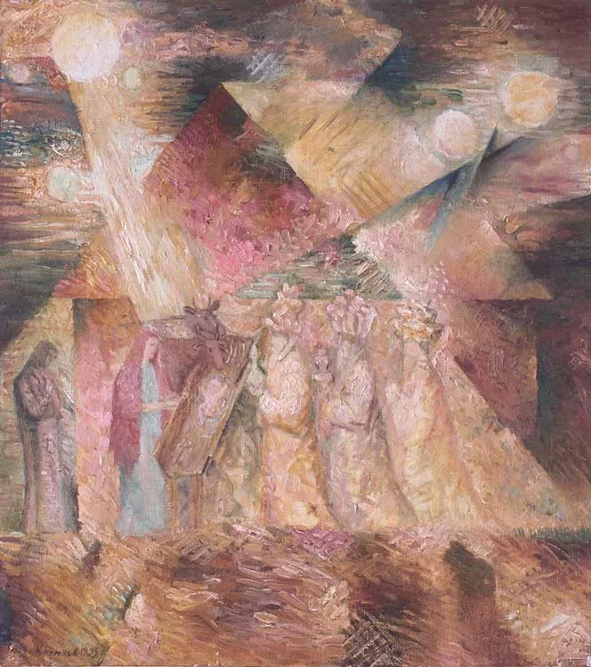 Поклонение волхвов. 1995. Холст, масло