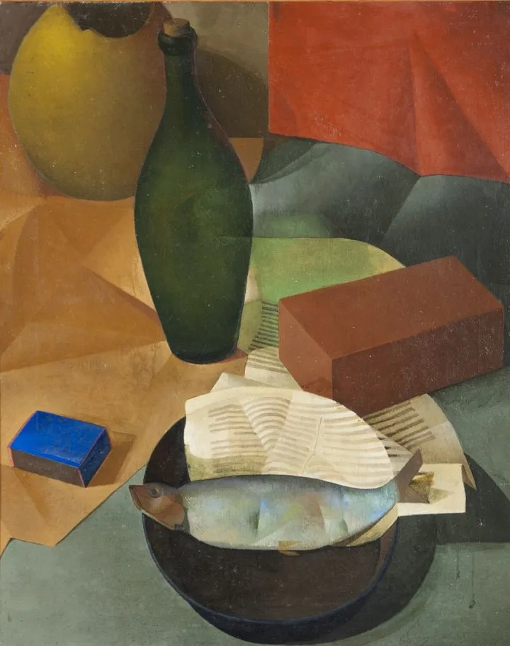 Малагис В.И. Натюрморт с селедкой. 1925. Холст, масло