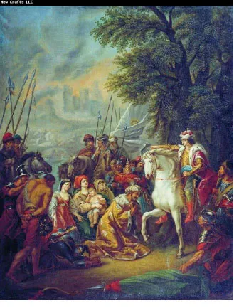 Взятие Казани Иваном Грозным 2-го октября 1552 года. 1799 –1800. Холст, масло. 510 х 380. ГРМ