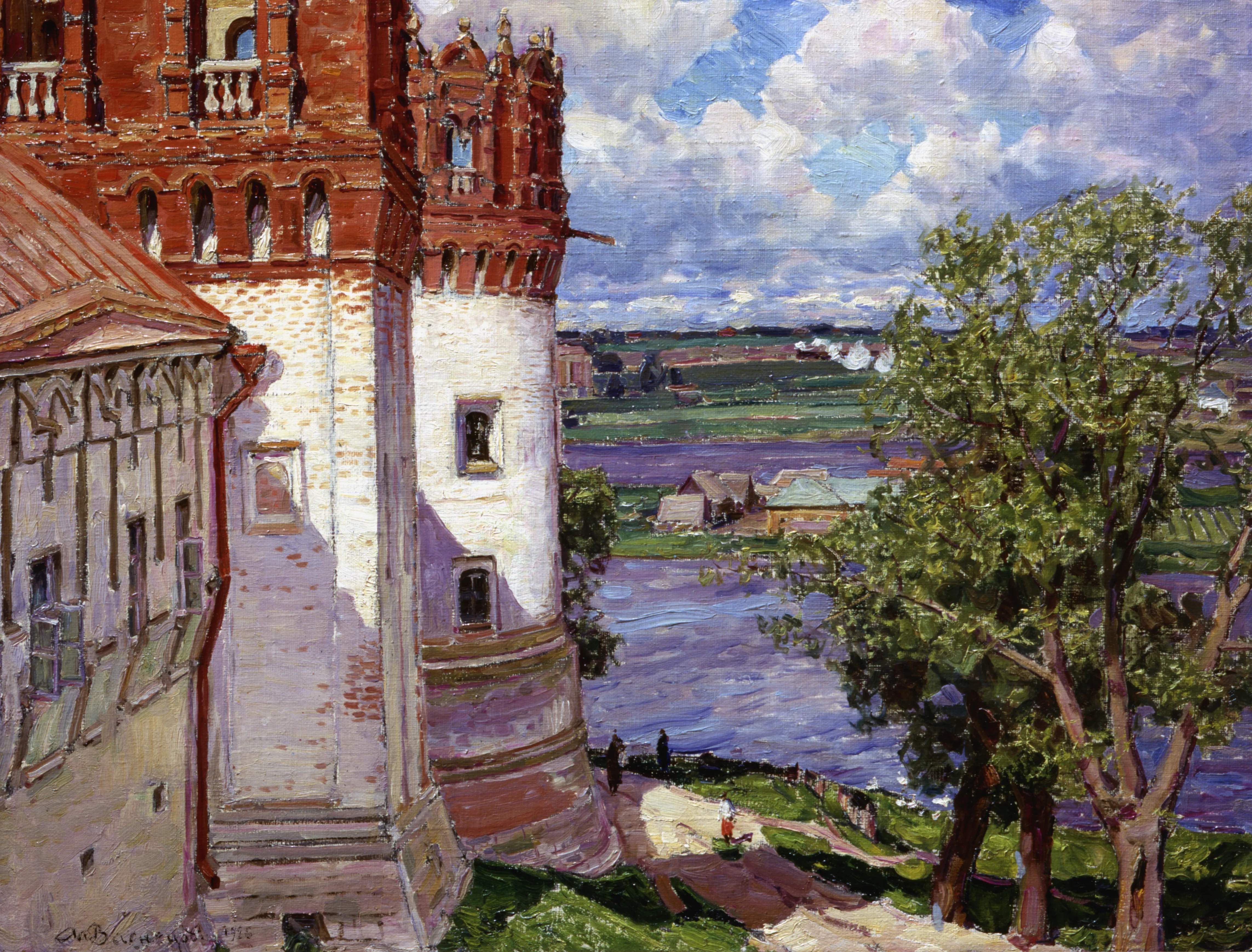 Васнецов А.М. Новодевичий монастырь. Башни. 1926. ГРМ