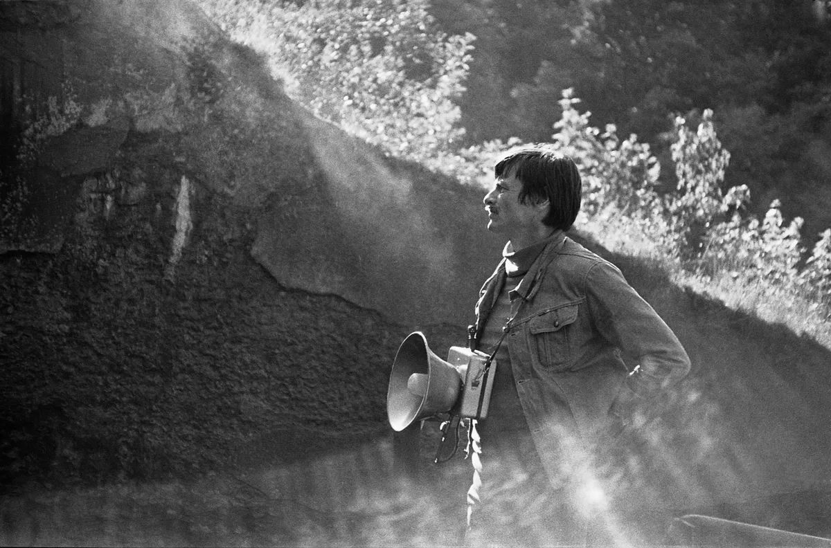 На съемках фильма «Сталкер». 1978. Фотограф Сергей Бессмертный (собрание автора)