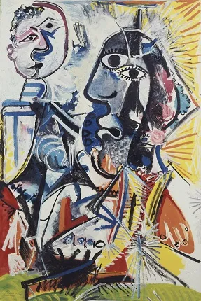 Пабло Пикассо. Большие головы. 1969. Холст, масло. Государственный Русский музей