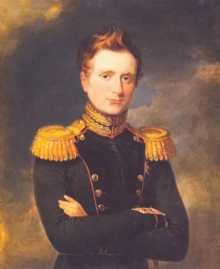 Дж. Доу. Портрет великого князя Михаила Павловича. Начало 1820-х. Холст, масло. 85 х 71. Русский музей.