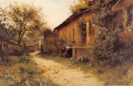С. И. Светославский. Осень. 1892. Холст, масло. 68 х 110