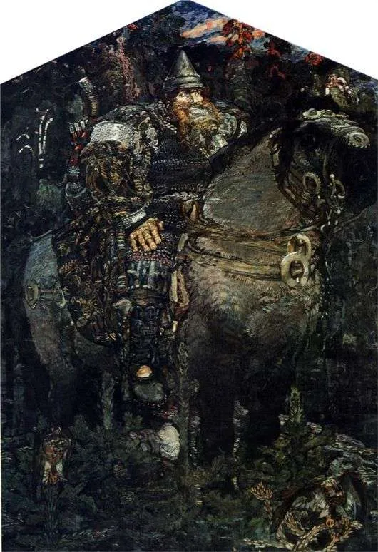 Богатырь. 1898. Холст, масло. ГРМ