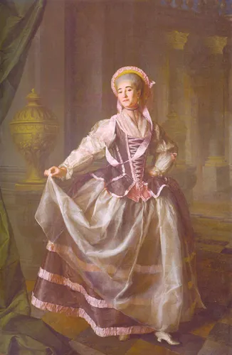 Портрет А. П. Левшиной. 1775. Холст, масло. 213 х 140,5.