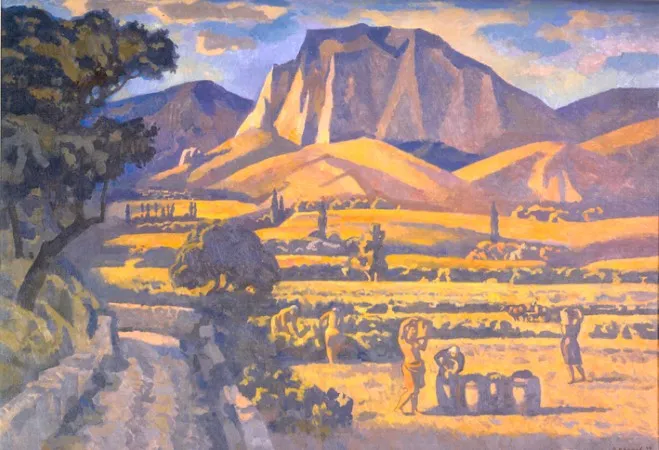 Иванов В.И. Крым. Козская долина. 1946-1999. Холст, масло. 160х220
