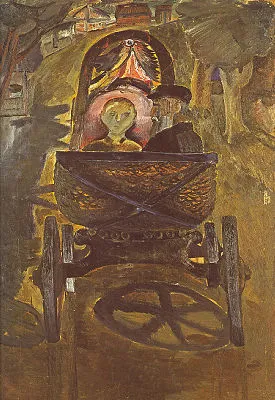 Возвращение I. 1968. Холст, масло. 145 х 100