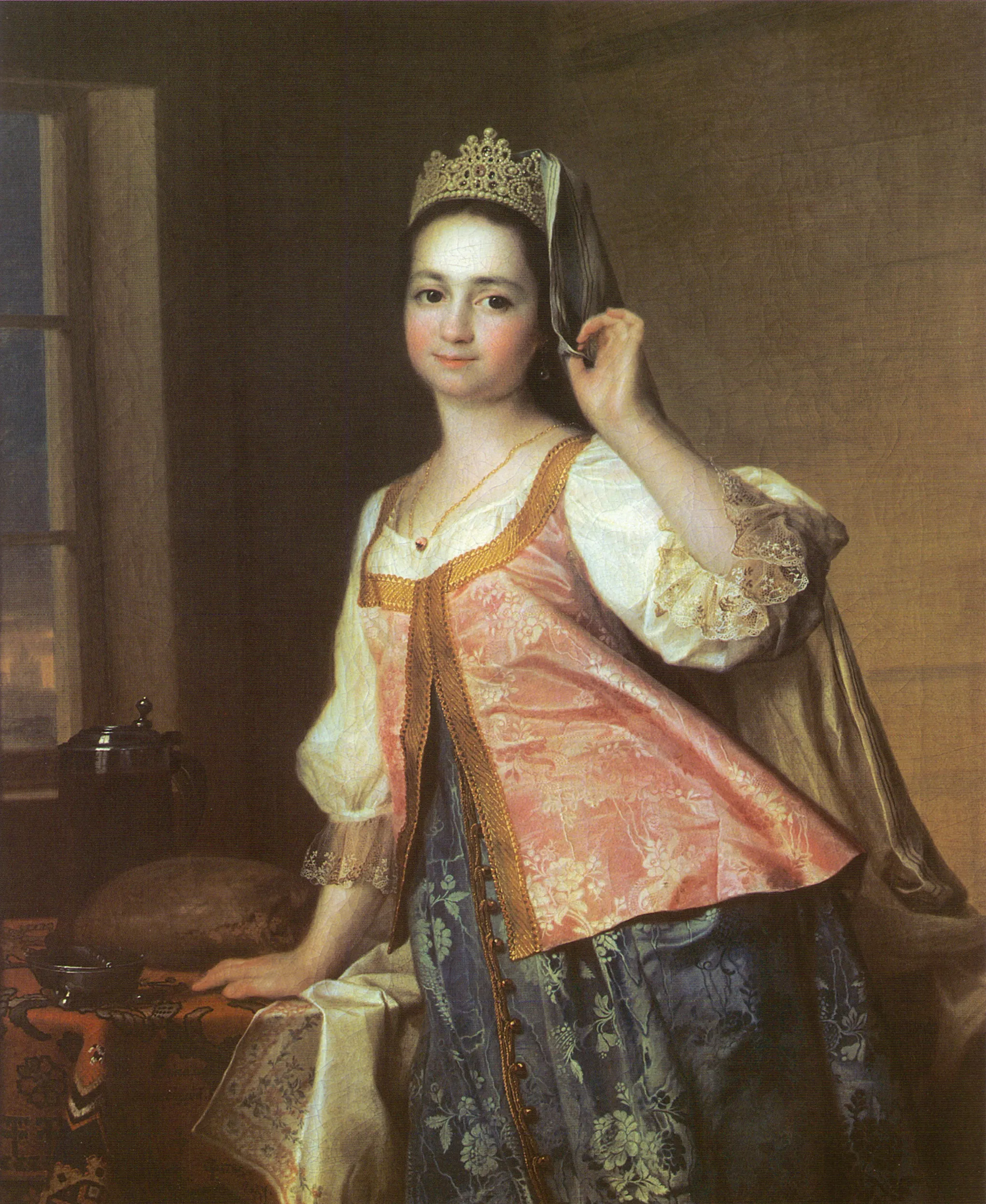 Д. Г. Левицкий. Портрет дочери А.Д. (Агаши) Левицкой. 1785. Холст, масло. Государственный Русский музей