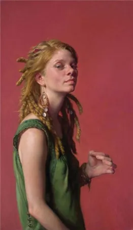 Зеленая Девушка. 2007. Холст, масло. 86,4х50,9