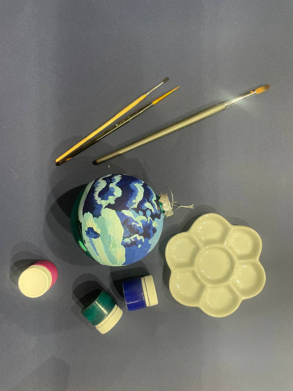 Мастер-класс «Роспись шара по мотивам картины Куинджи»