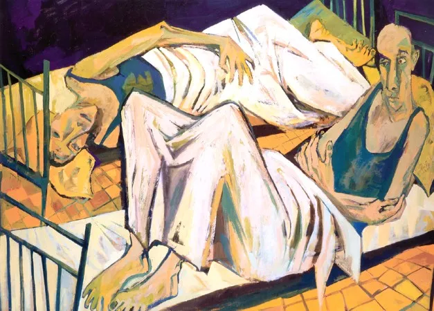 Больница. 1988. Холст, масло. 150х200 