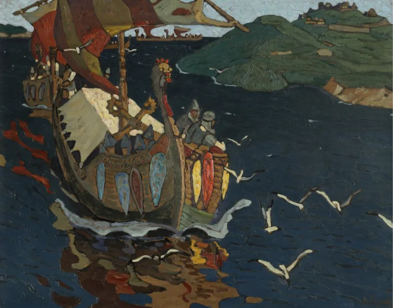 Путь из варяг в греки. Образы славянского мира, русской святости и русские фольклорные мотивы.