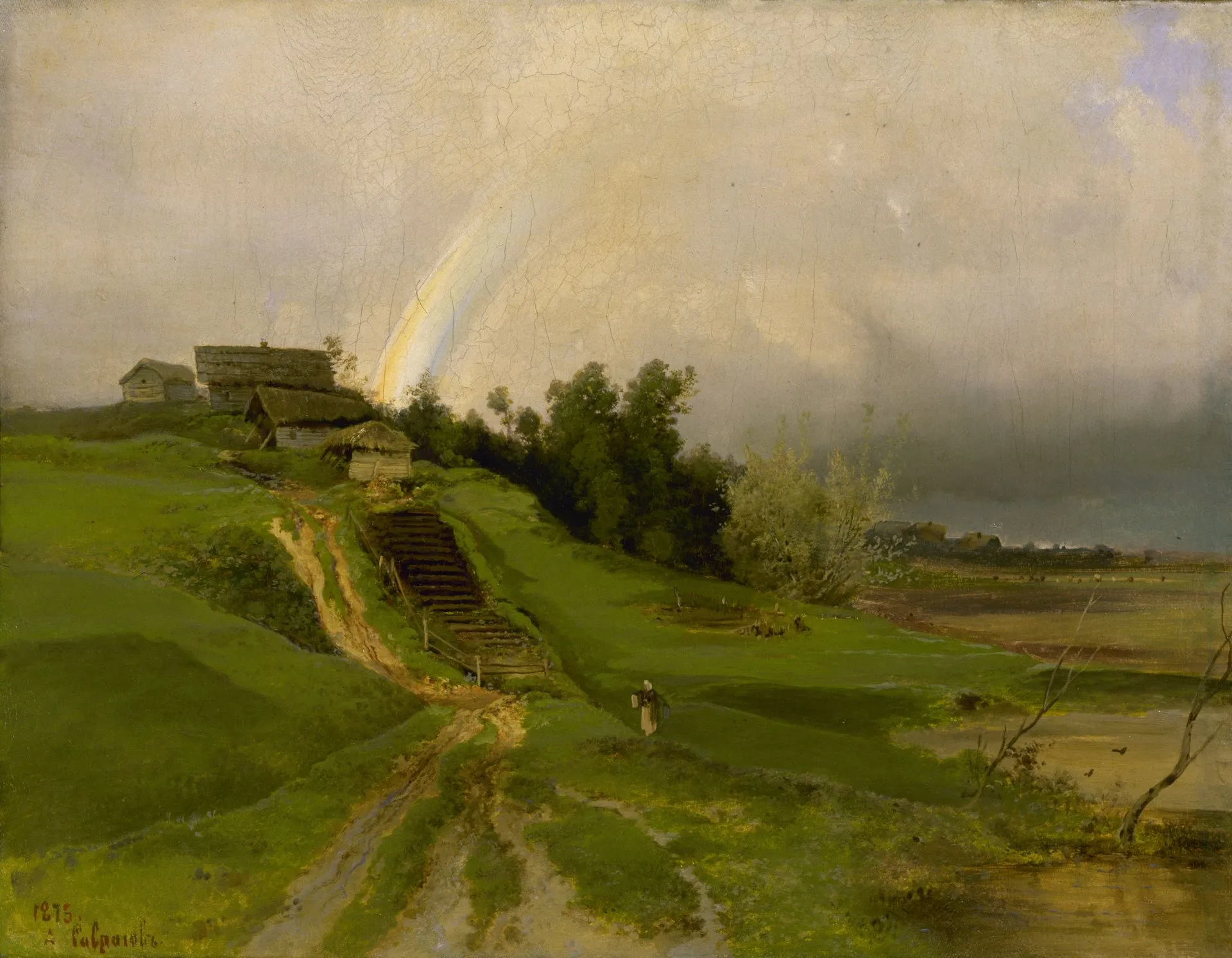А.К. Саврасов. Радуга. 1875. Холст, масло