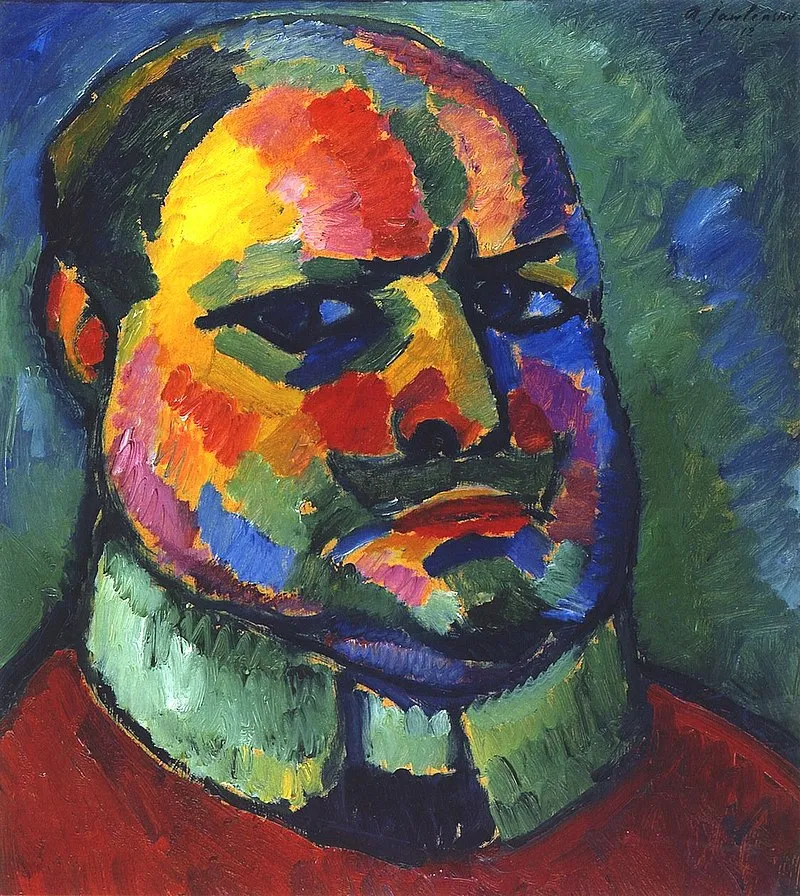 Алексей Явленский. Автопортрет, 1912. Museum Wiesbaden