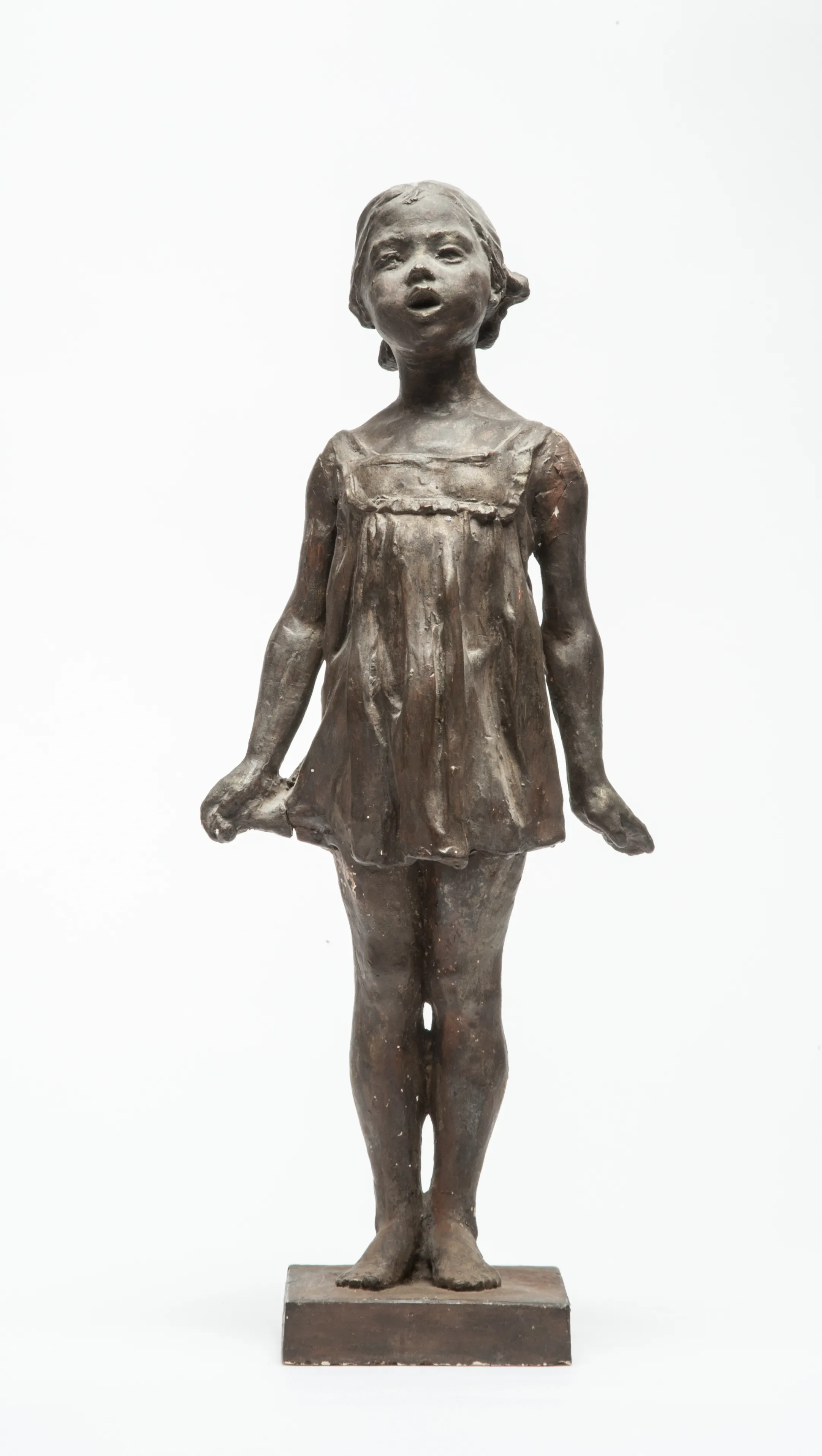 Н.В.Долинская. Песенка. 1960. Гипс тонированный. ГРМ