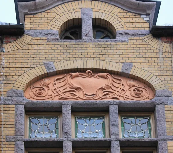 Архитектурная керамика на Васильевском острове