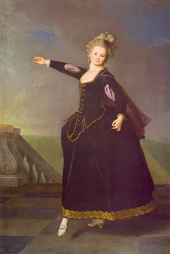 Портрет Н. С. Борщевой. 1776. Холст, масло. 196,5 х 134,5.