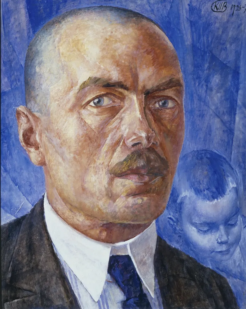 Петров-Водкин К.С. Автопортрет. 1926-1927. Холст, масло. 80,5х65