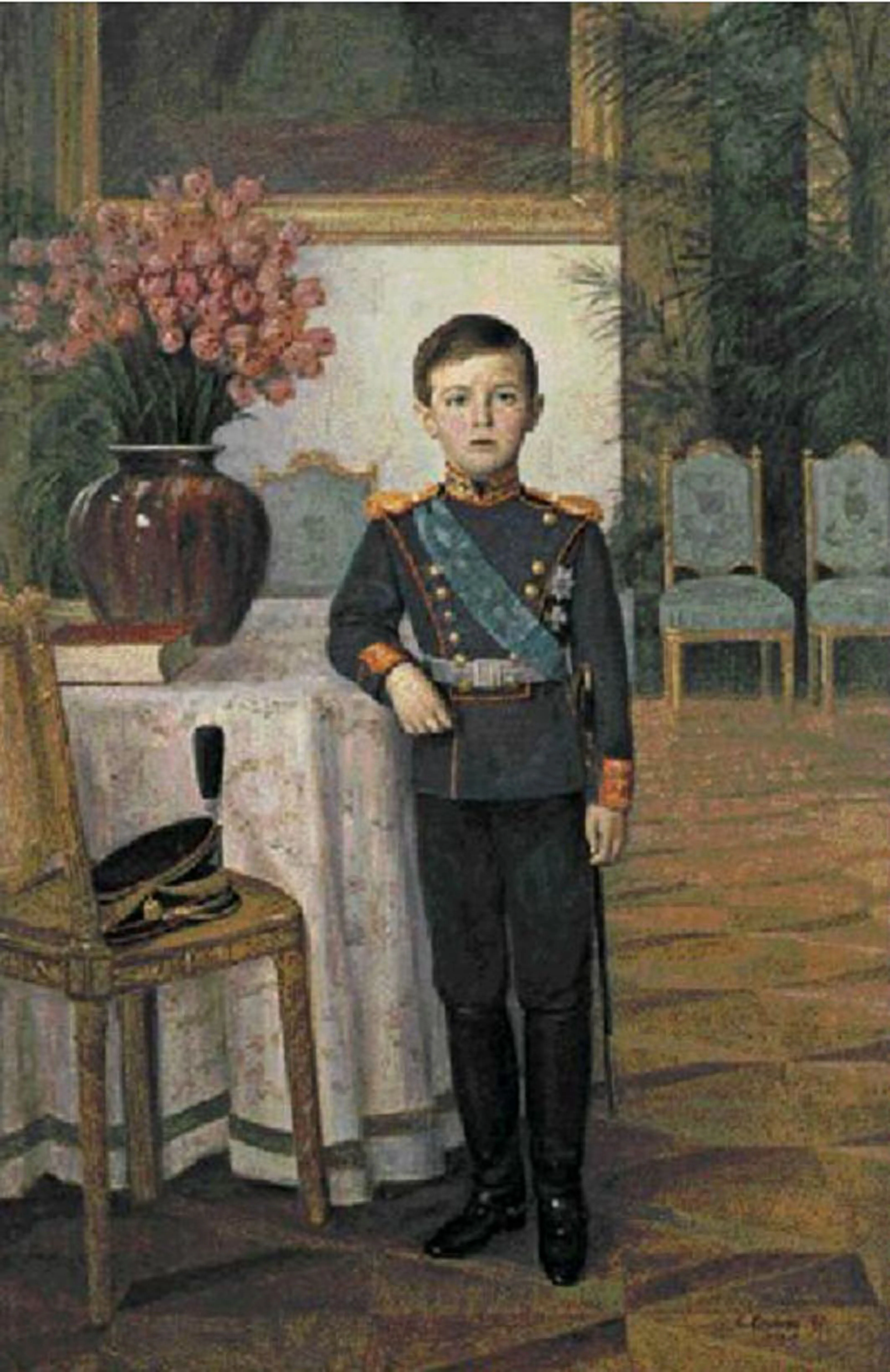 С.С.Егорнов. Портрет наследника Алексея Николаевича. 1911. Холст, масло. 177х115