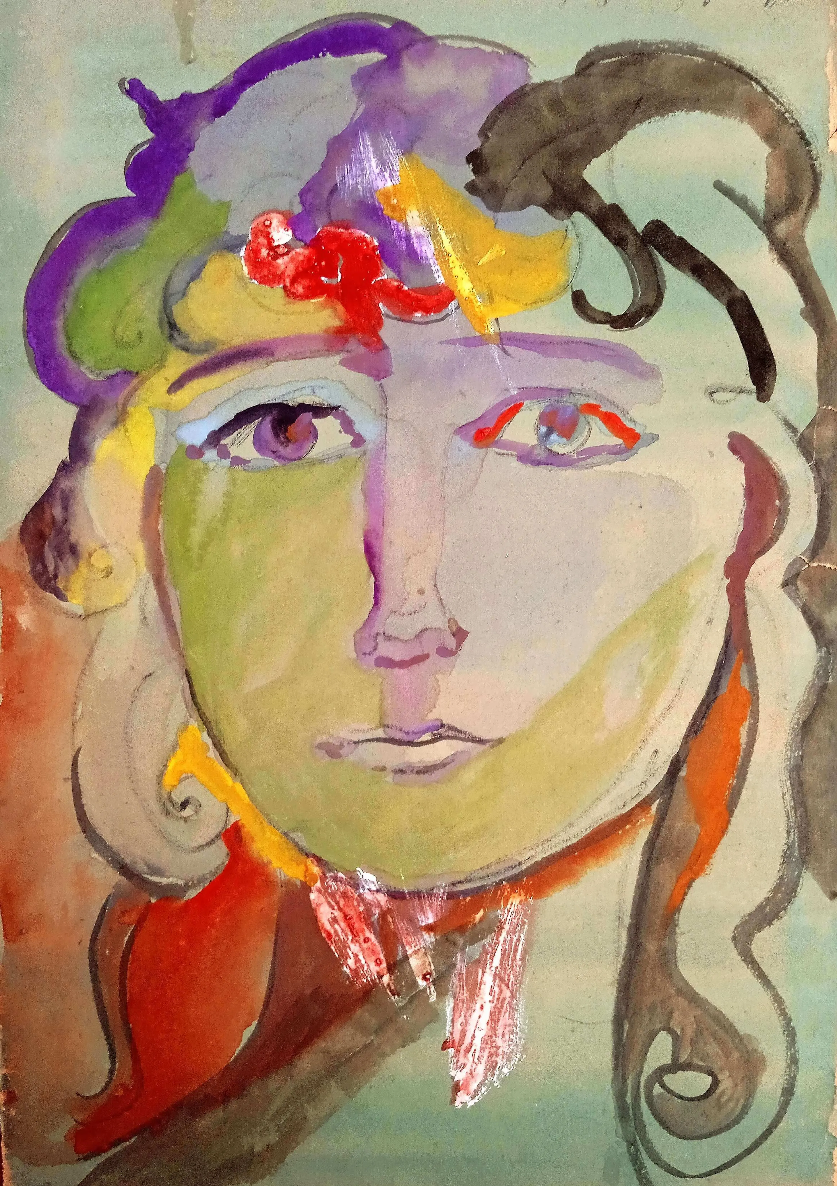 Александр Траугот. Рисунки. 1970-е. Бумага, акварель, тушь.