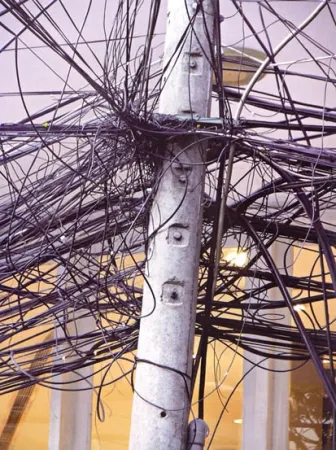 Не Беспроводная. Сайгон. Вьетнам. 2009. Холст, жикле. 130х39