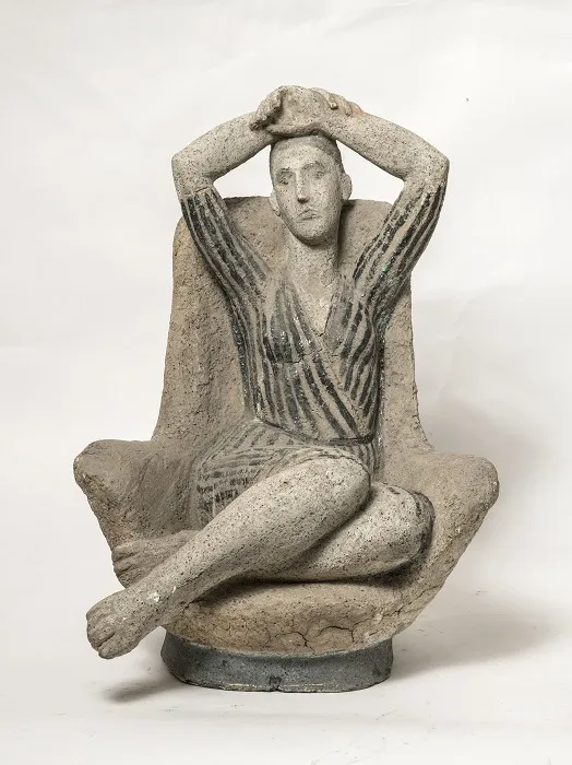 И.Ярошевич-Гусева. Автопортрет в кресле. 1985 ГРМ