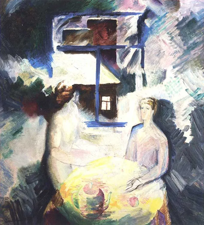 Зимнее утро. 1972. Оргалит, масло