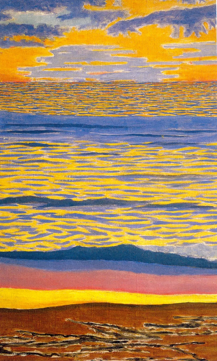 Н. И. Кульбин. Морской вид. Первая половина 1910-х. Холст, масло. 97 х 62. 