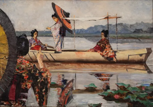 Прогулка в лодке. 1903. Холст, масло. ГРМ