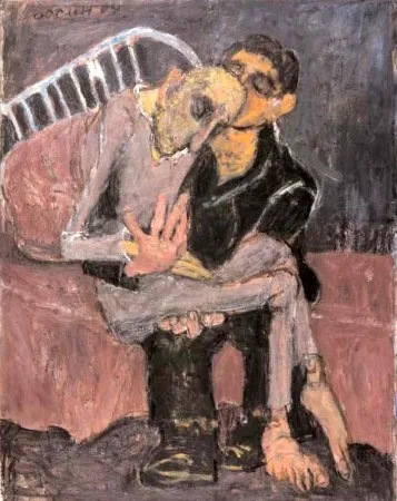 Отец и сын. 2004.Холст, масло.146х114