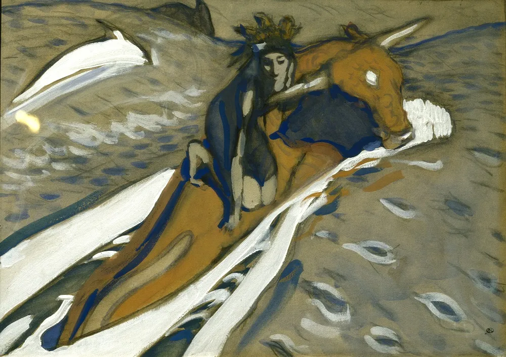 Серов В.А. Похищение Европы. 1910.