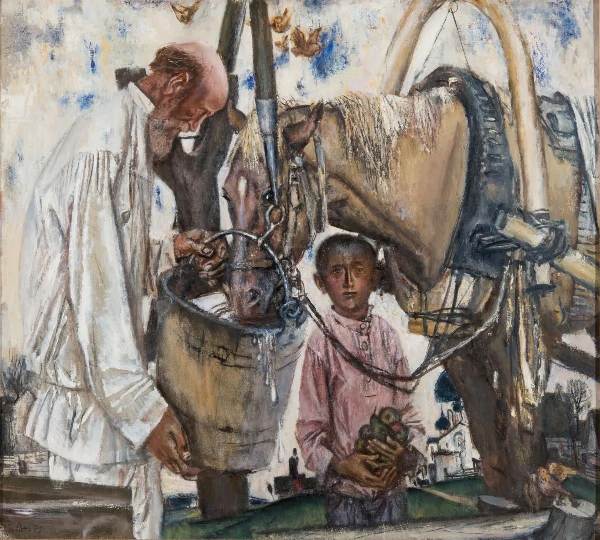  Е.Е. Моисеенко. У колодца. 1979