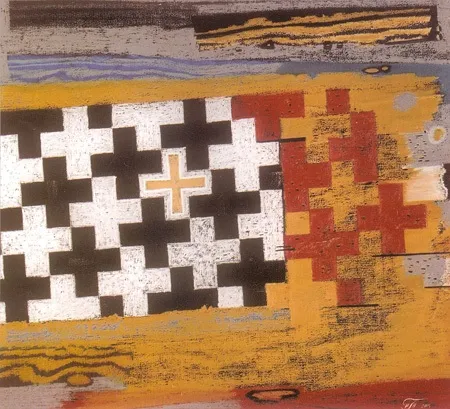 Память о святителе. Холст, пастель. 90 х 100. 2006