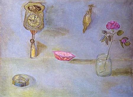 Натюрморт с красной розой. 1969. Холст, масло. 74 х 100. Частное собрание
