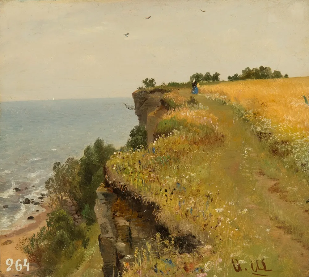 И.И. Шишкин. У берегов Финского залива (Удриас близ Нарвы). 1888. Бумага на картоне, масло.