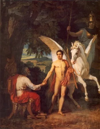 Беллерофонт отправляется в поход против Химеры. 1829. Холст, масло. 130,5 х 113