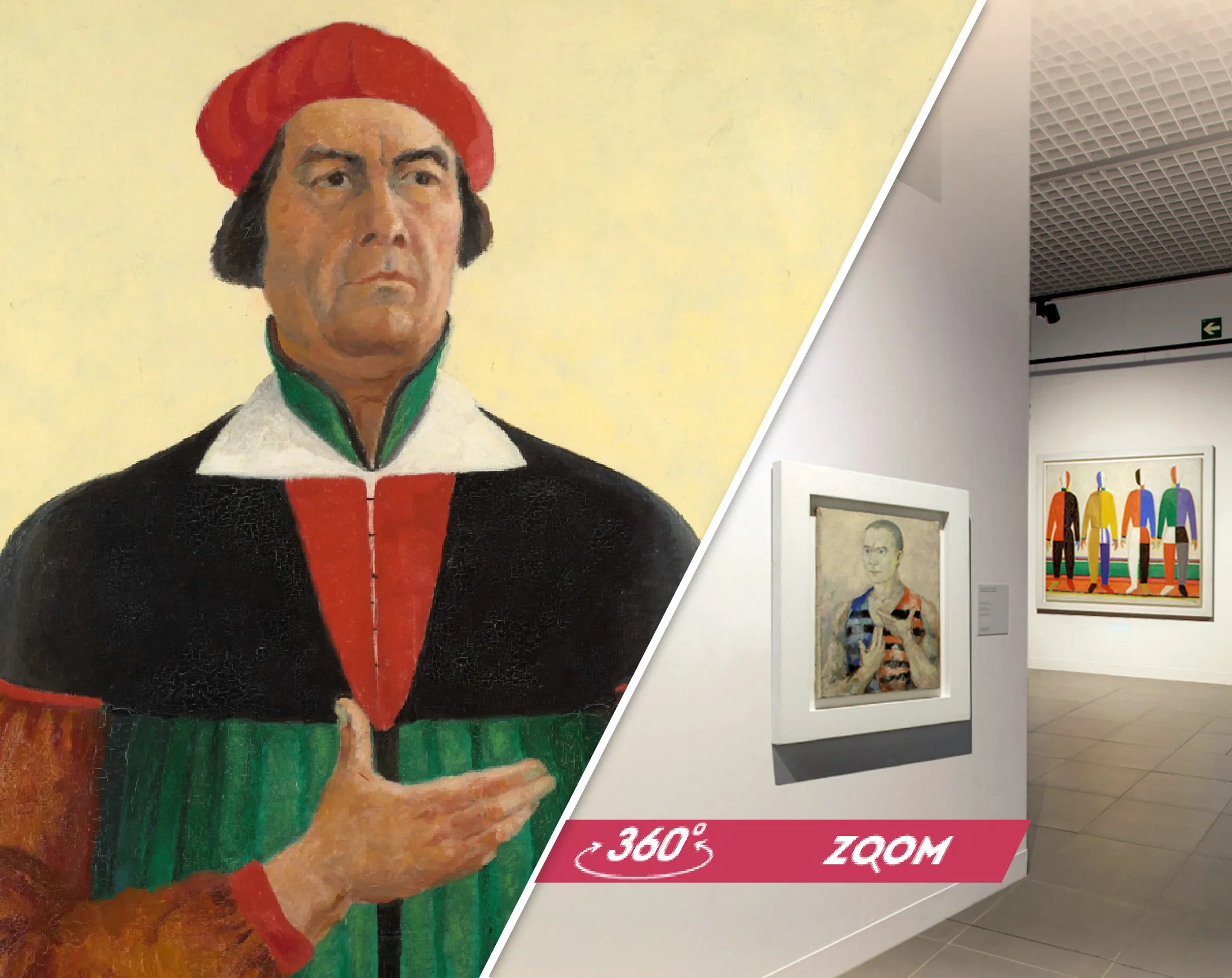 Виртуальный тур по выставке "Казимир МАЛЕВИЧ. К 140-летию со дня рождения"