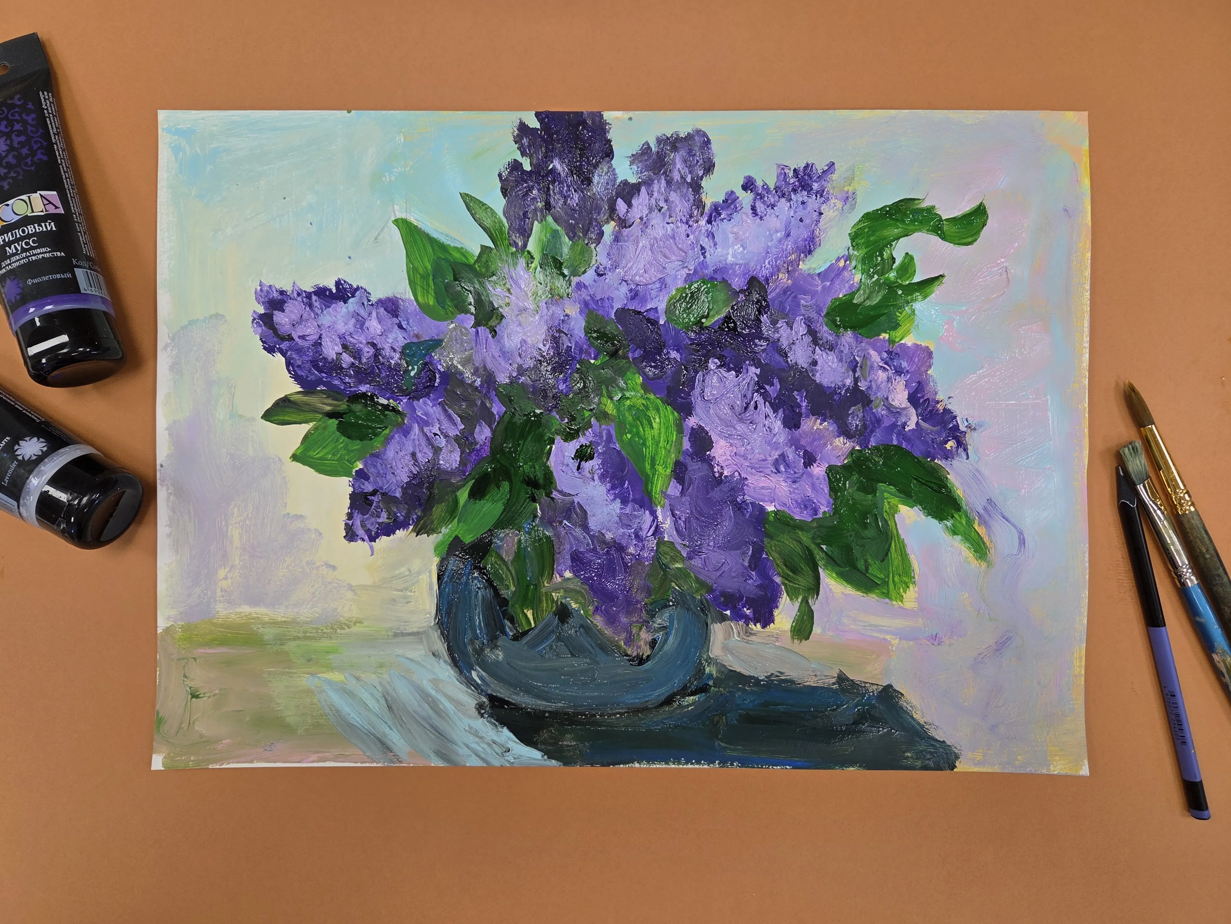 Мастер-класс «Сирень в духе работ П. П. Кончаловского»